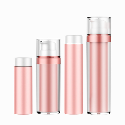 30ml 50ml 펌프 PET 포장 화장품 교체 가능한 재충전 가능한 PET 이중 벽 얼굴 크림 병